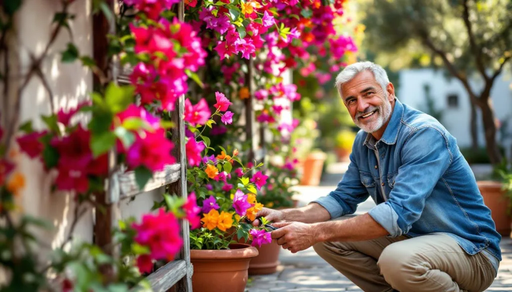 scopri il trucco dei vivaisti che ho provato per far fiorire le mie bouganville già a marzo e goditi un giardino pieno di colori in anticipo!