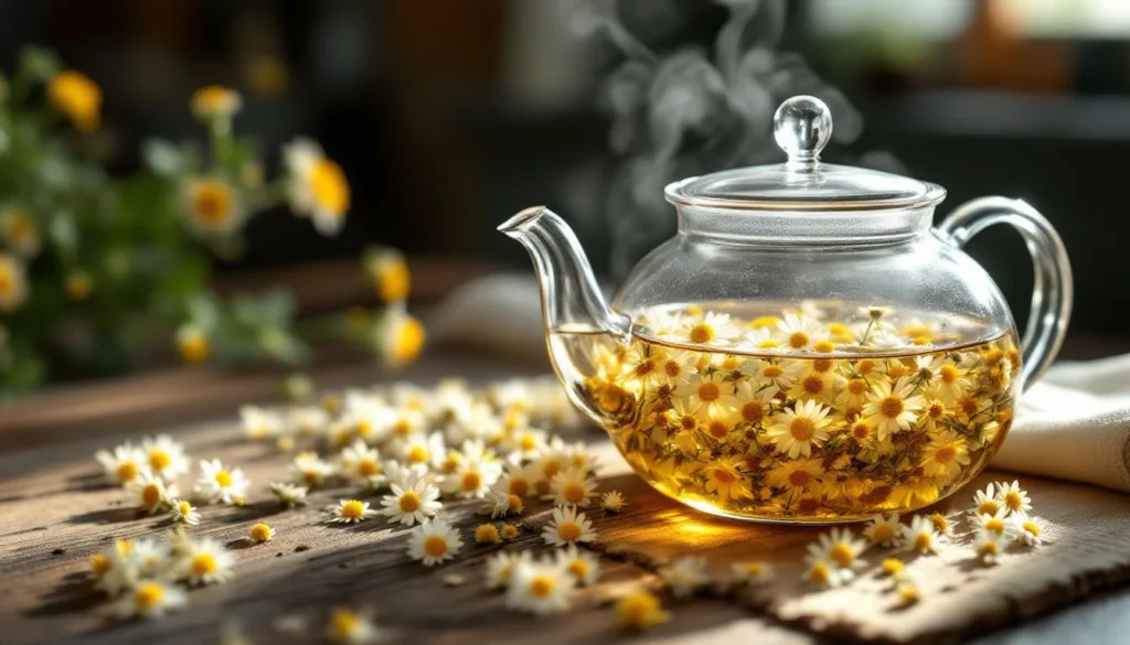 scopri il metodo innovativo per preparare la camomilla per dormire senza acqua bollente né bustina, per un sonno davvero rilassante.