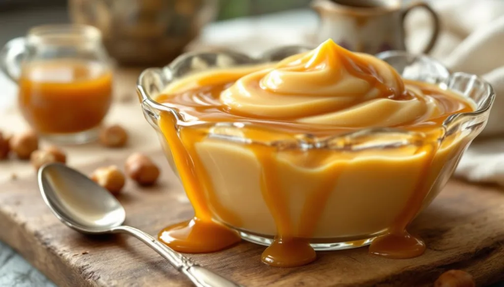 scopri il budino al caramello della nonna, un dolce cremoso che non è né crema né gelato, ma una vera coccola per il palato.
