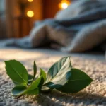 scopri i benefici di mettere una foglia di alloro sotto il tappeto prima di dormire e come può migliorare il tuo riposo e purificare l'ambiente.