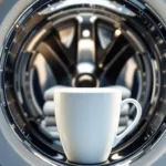 scopri perché mettere una tazza nel cestello della lavatrice aiuta a mantenerla pulita e prolunga la durata dei tuoi capi.