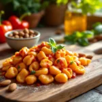 scopri l'ingrediente segreto per preparare gnocchi ai peperoni cremosi senza panna, rivelato da un cuoco esperto. ricetta semplice e gustosa per un piatto unico.